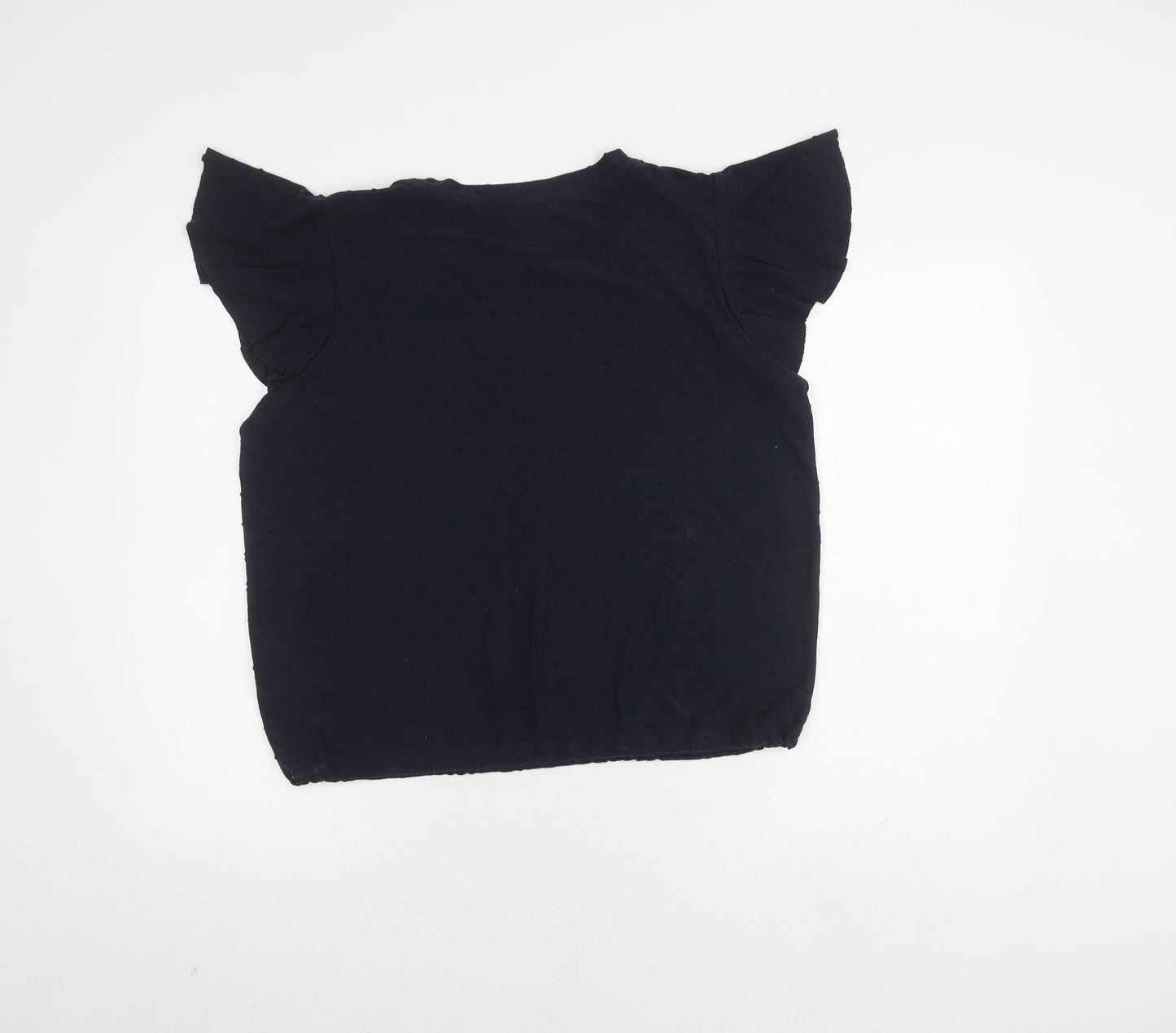 Womens UK Size 18 Marks and Spencer Black Basic Blouse