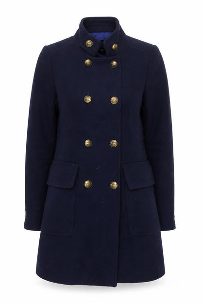 Womens UK Size S Zara Woman Blue Military Jacket