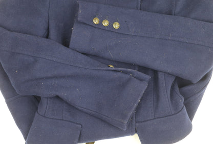 Womens UK Size S Zara Woman Blue Military Jacket