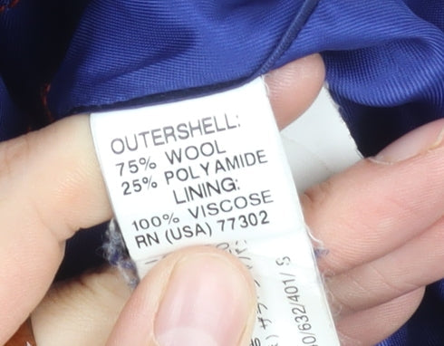 Womens UK Size S Zara Woman Blue Military Jacket