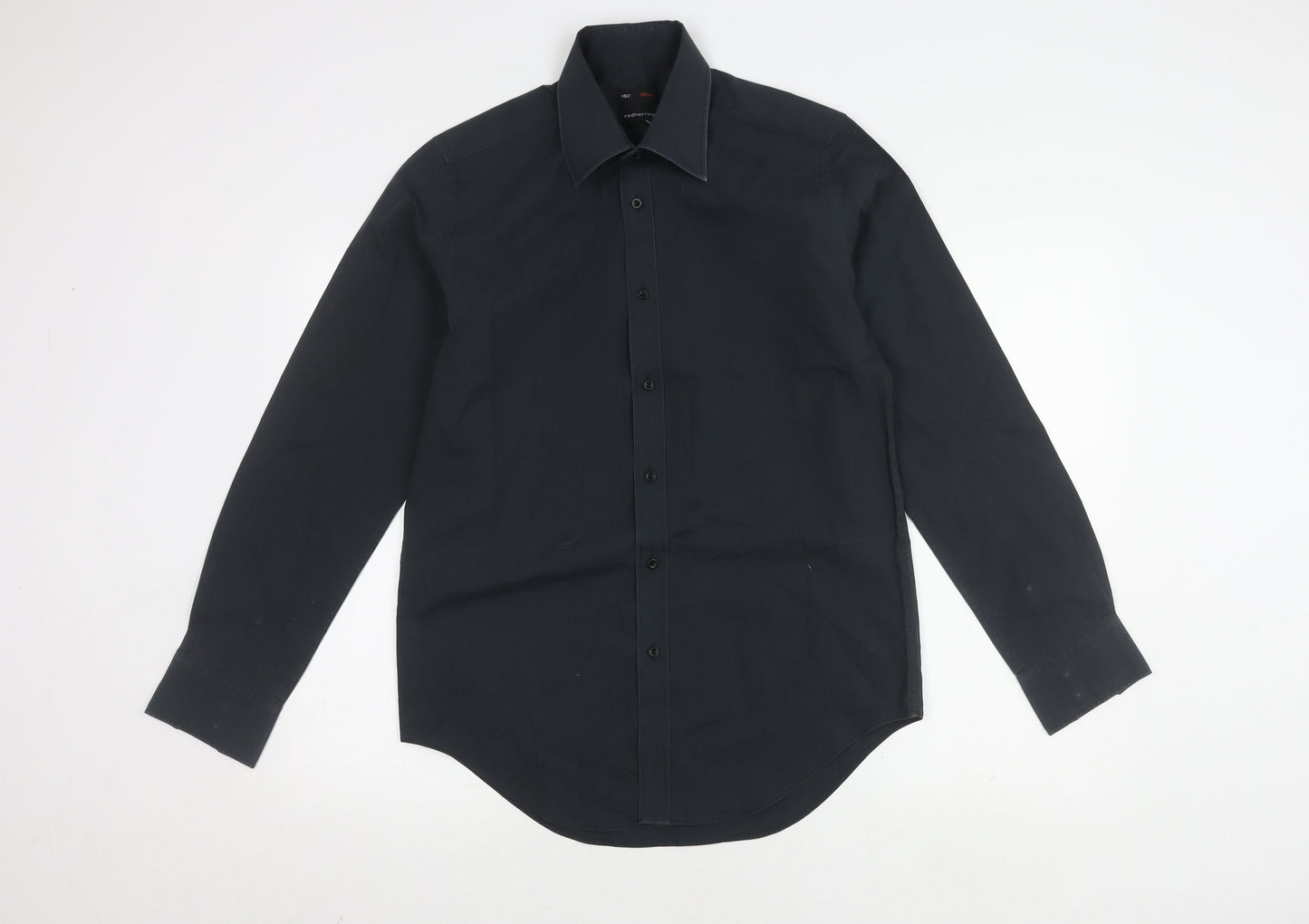 Red Herring Men's Black 15.5 Long Sleeve Shirt