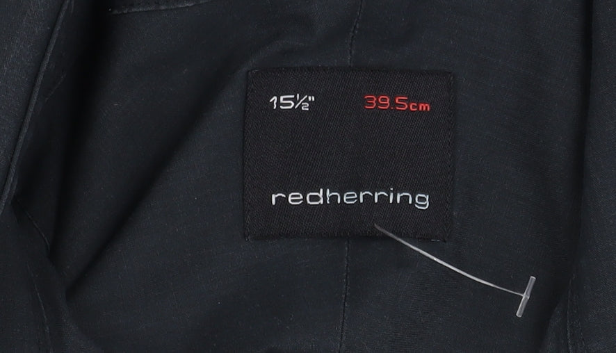 Red Herring Men's Black 15.5 Long Sleeve Shirt