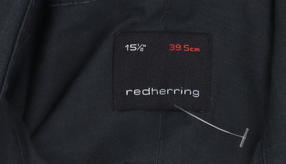 Red Herring Men's Black 15.5 Long Sleeve Shirt