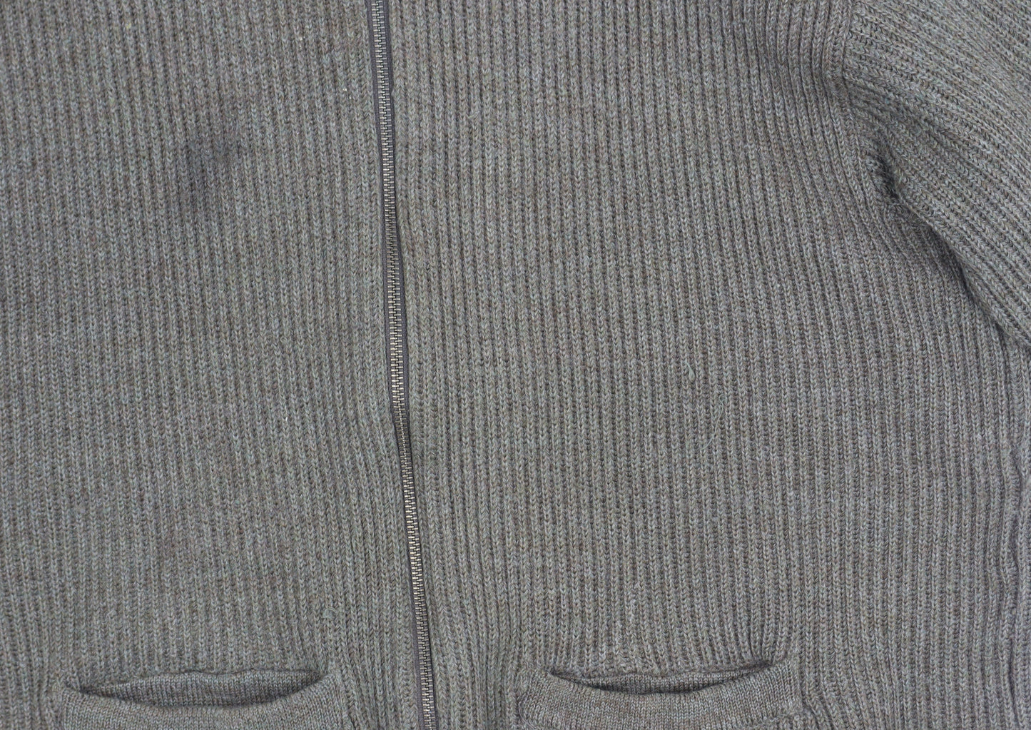 Marks and Spencer Men's L Brown Full Zip Jumper