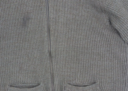 Marks and Spencer Men's L Brown Full Zip Jumper