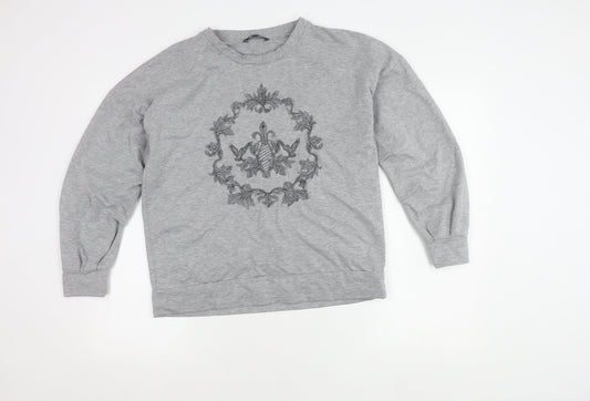 Womens UK Size 12 NEXT Grey Pullover Jumper