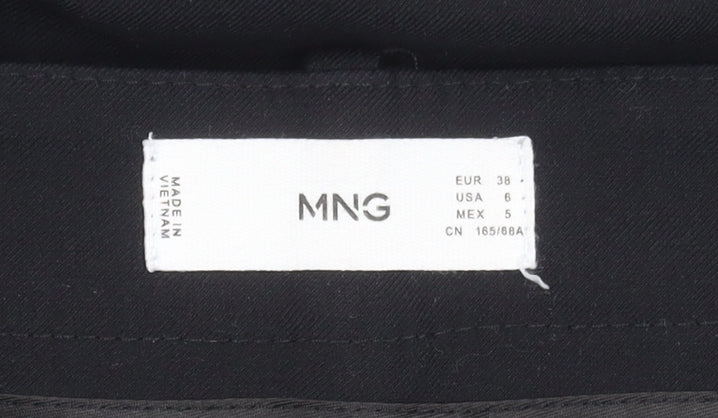 Womens UK Size 10 MNG   Black Trousers