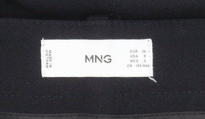 Womens UK Size 10 MNG   Black Trousers