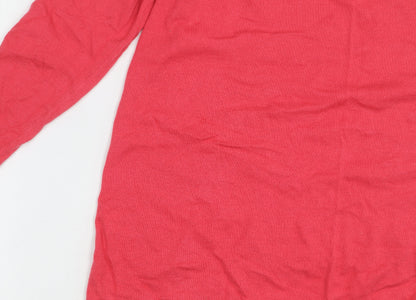 Womens UK Size 14 River Island Red Pullover Jumper