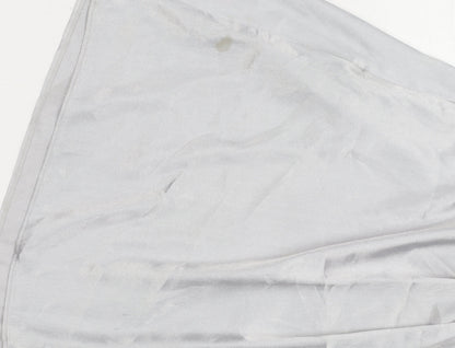 Dorothy Perkins Women's Silver Sleeveless Dress Size 12