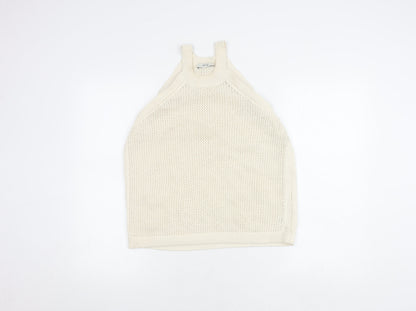 Womens UK Size M Marks and Spencer Ivory Camisole Tank