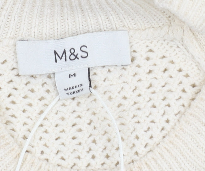 Womens UK Size M Marks and Spencer Ivory Camisole Tank