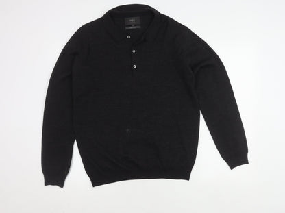 Marks and Spencer Men's Black Large Polo Shirt