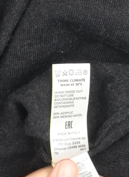 Marks and Spencer Men's Black Large Polo Shirt