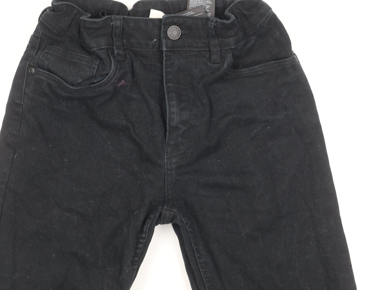 H&M Girls Black Straight Jeans Size 12 Years