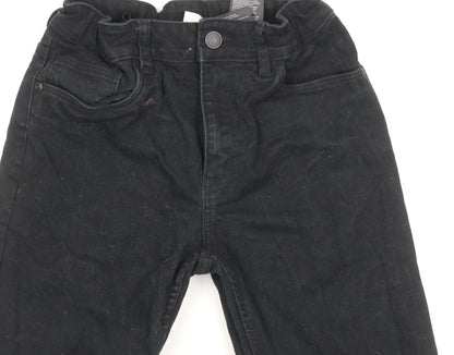 H&M Girls Black Straight Jeans Size 12 Years
