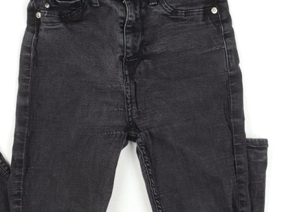 River Island Girls Black Skinny Jeans S Stretch Denim