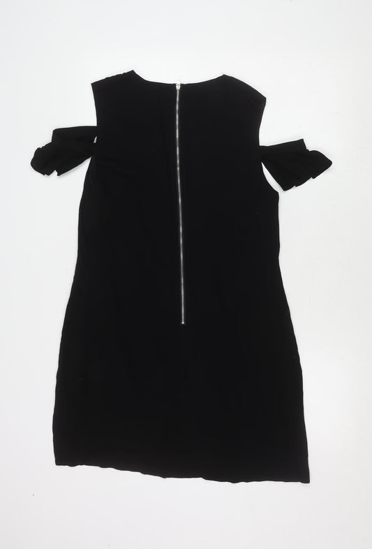 Apricot Women's Black V-Neck Dress UK 12
