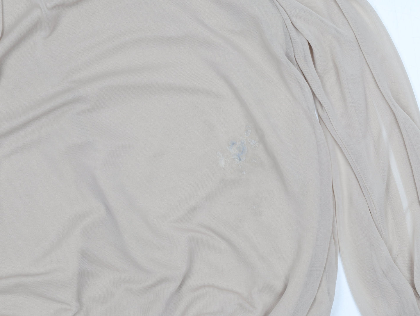 Womens UK Size 18 Wallis Beige Basic Blouse