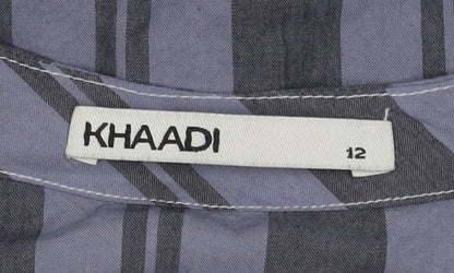 Womens UK Size 12 Khaadi Grey Tunic Blouse