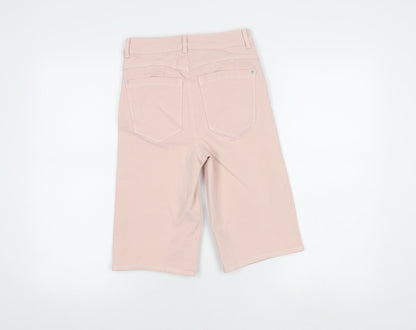 Marks and Spencer Women's Pink Shorts Size 6 Regular Fit