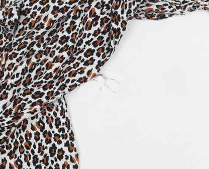 Marks and Spencer Girls Multicoloured Animal Print Dress 12Y