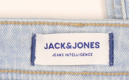 Jack & Jones Men's Light Blue Straight Jeans 32W 32L