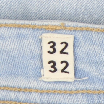 Jack & Jones Men's Light Blue Straight Jeans 32W 32L