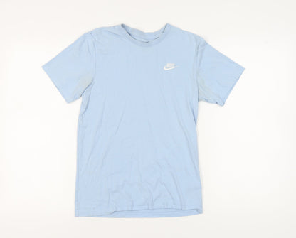 Nike Men's Blue XS T-Shirt, Short Sleeve, Logo Accent