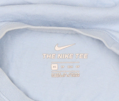 Nike Men's Blue XS T-Shirt, Short Sleeve, Logo Accent