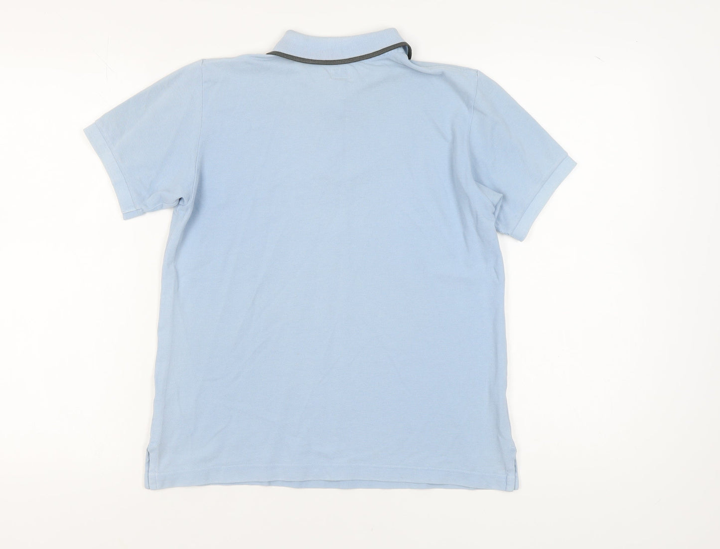 Armani Jeans Men's Blue Polo Shirt Large