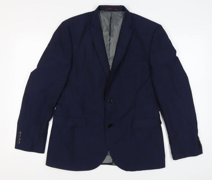 Mens UK Size 42 NEXT Regular Blue Suit Jacket