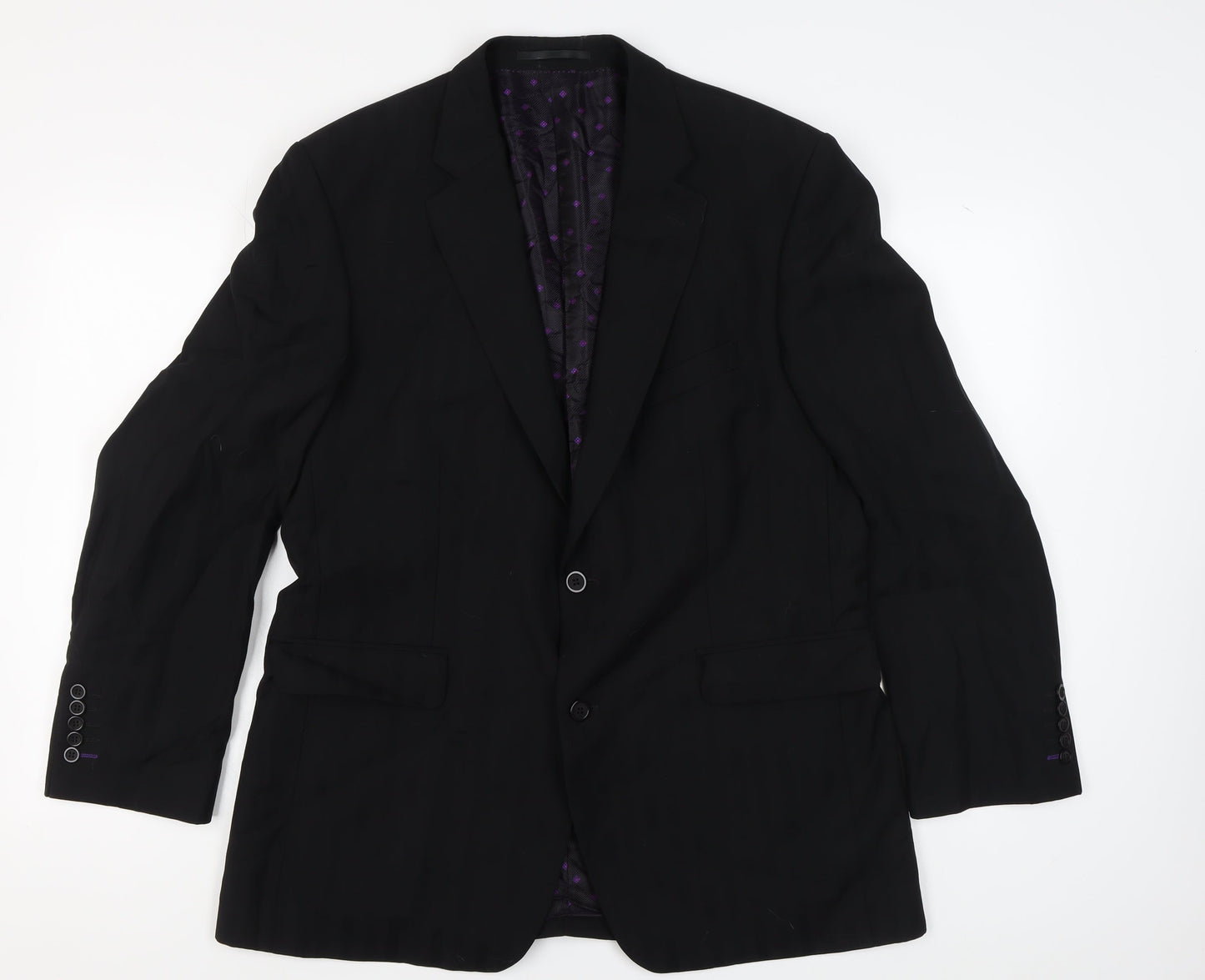 Mens UK Size 44 Gibson Regular Black Suit Jacket