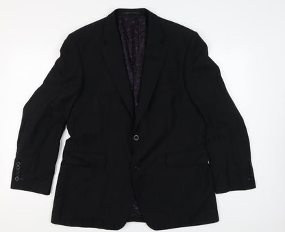 Mens UK Size 44 Gibson Regular Black Suit Jacket