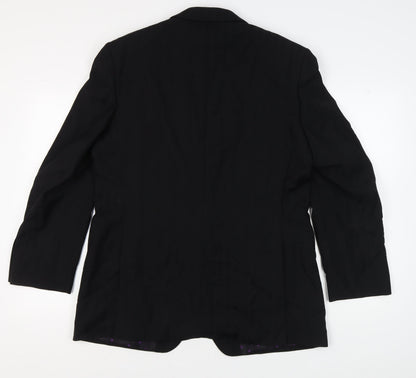 Mens UK Size 44 Gibson Regular Black Suit Jacket