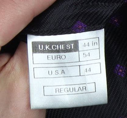 Mens UK Size 44 Gibson Regular Black Suit Jacket