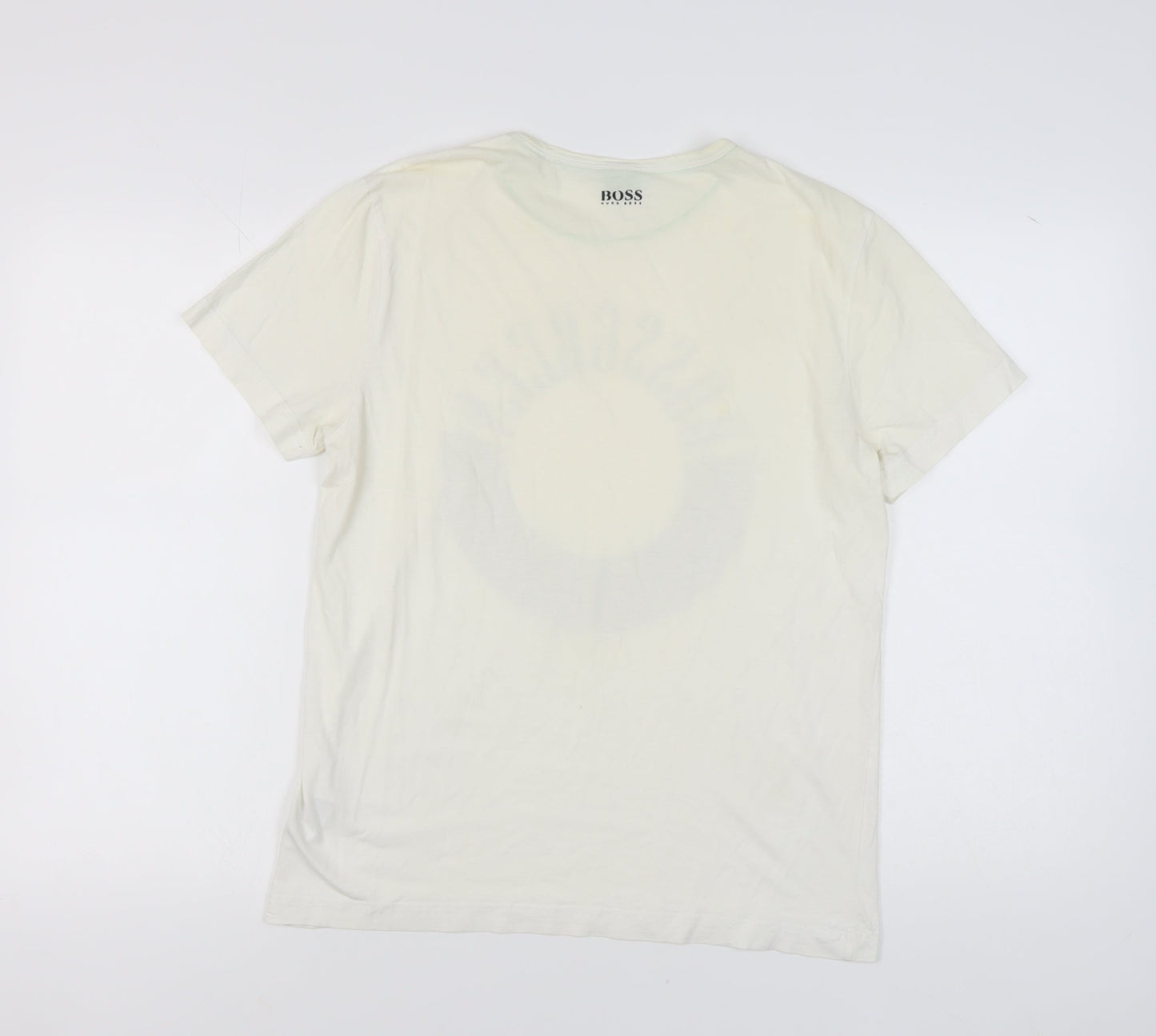 Mens UK Size M HUGO BOSS White  T-Shirt