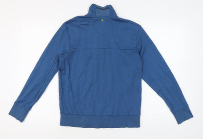 Mens UK Size S HUGO BOSS Blue Pullover Sweatshirt