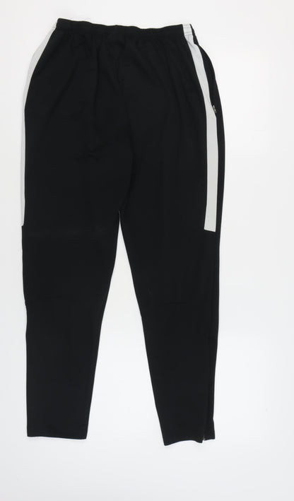 Nike Men's Black Track Pants L Quick Dry Pockets