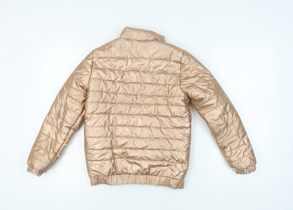 Mountain Warehouse Girls Beige Puffer Jacket 11-12 Years