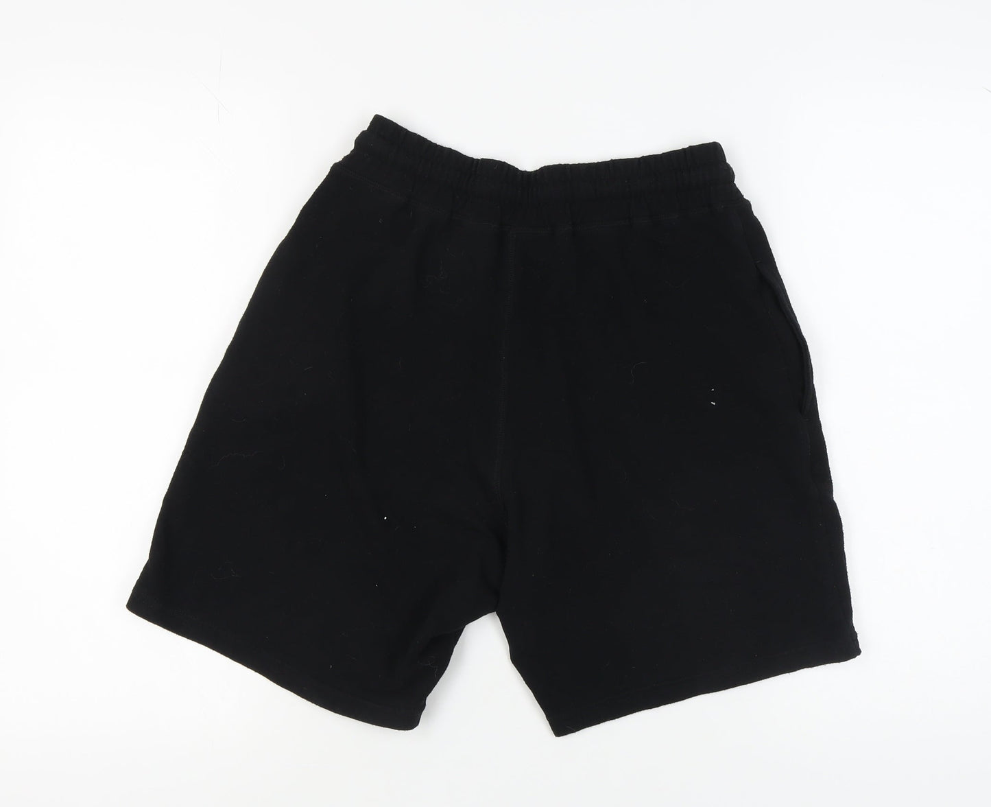 Silverback Men's Black Biker Shorts, Size S, Athletic Fit