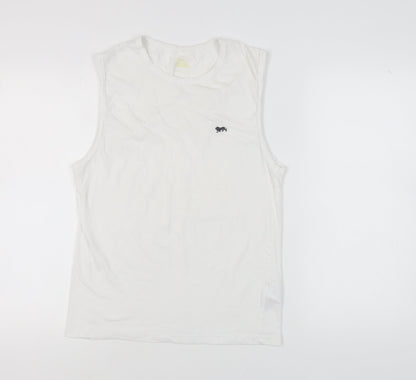 Lonsdale Unisex White XL Tank Top Classic Sleeveless