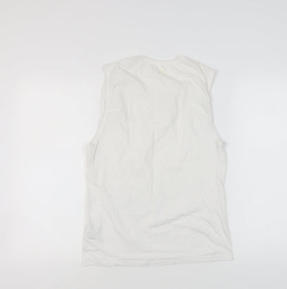Lonsdale Men's XL White Sleeveless T-Shirt
