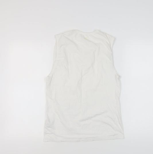 Lonsdale Men's XL White Sleeveless T-Shirt