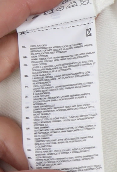 G-Star RAW Men's White Polo Shirt XL - Logo Accent