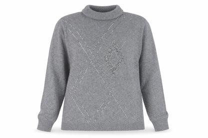 Womens UK Size XL Cotswold Collections Grey Pullover Jumper