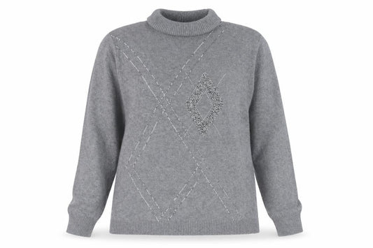 Womens UK Size XL Cotswold Collections Grey Pullover Jumper
