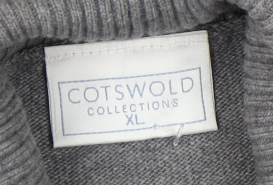Womens UK Size XL Cotswold Collections Grey Pullover Jumper