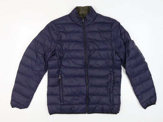 Mens UK Size 40 Guards London Blue Puffer Jacket