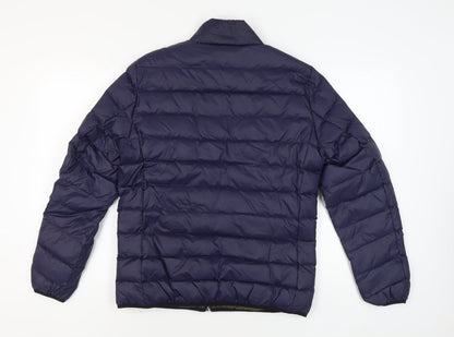 Mens UK Size 40 Guards London Blue Puffer Jacket